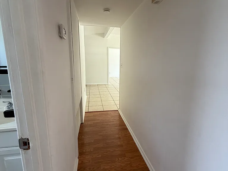 hallway from bedrooms to living room