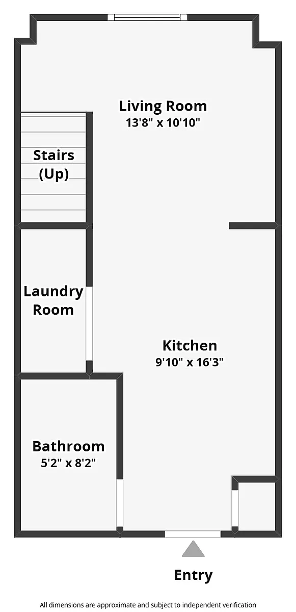 Floor plan 1 Bed / 1 Bath