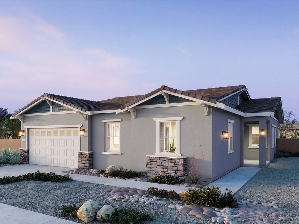 Radiance at Solara Exterior Rendering Plan 1 Craftsman Corona, CA