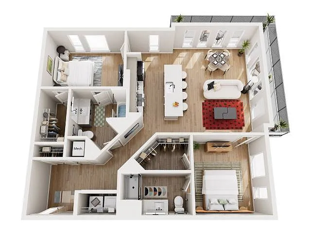 Floor plan B6