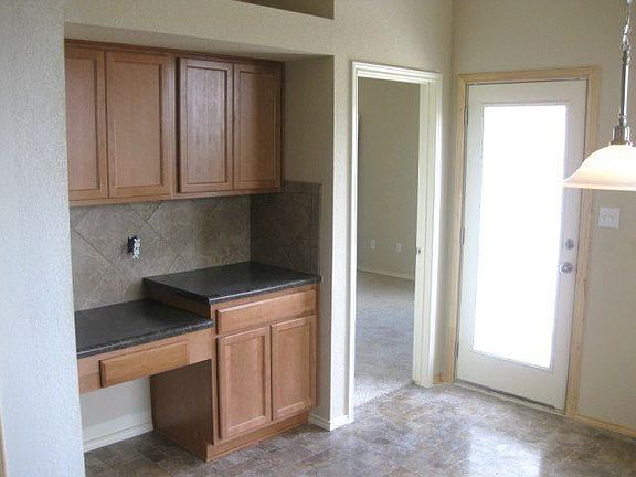 Built-in kitchen desk ideal for home computer