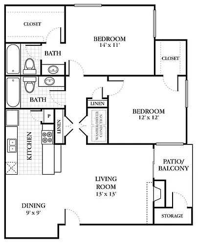 Floor plan Brixton