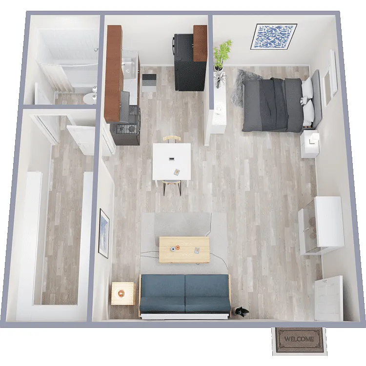 Floor plan Studio