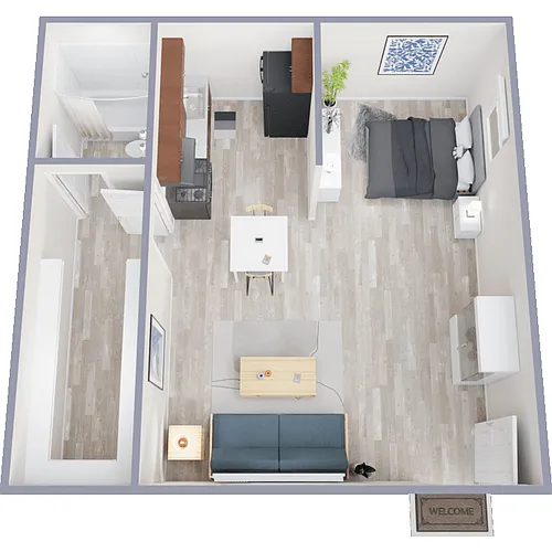 Floor plan Studio