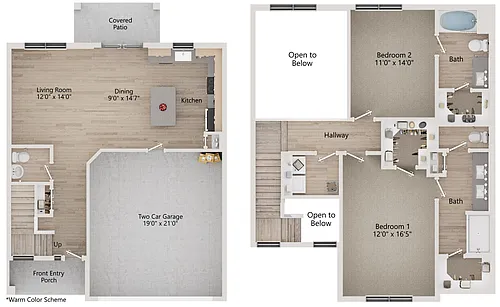 Floor plan B3TH