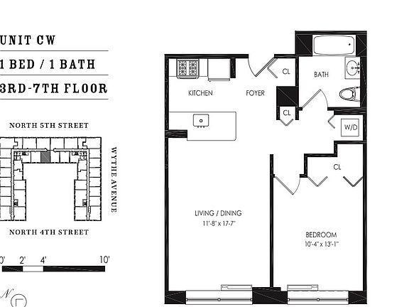 2nd image of 50 N 5th St APT W6c