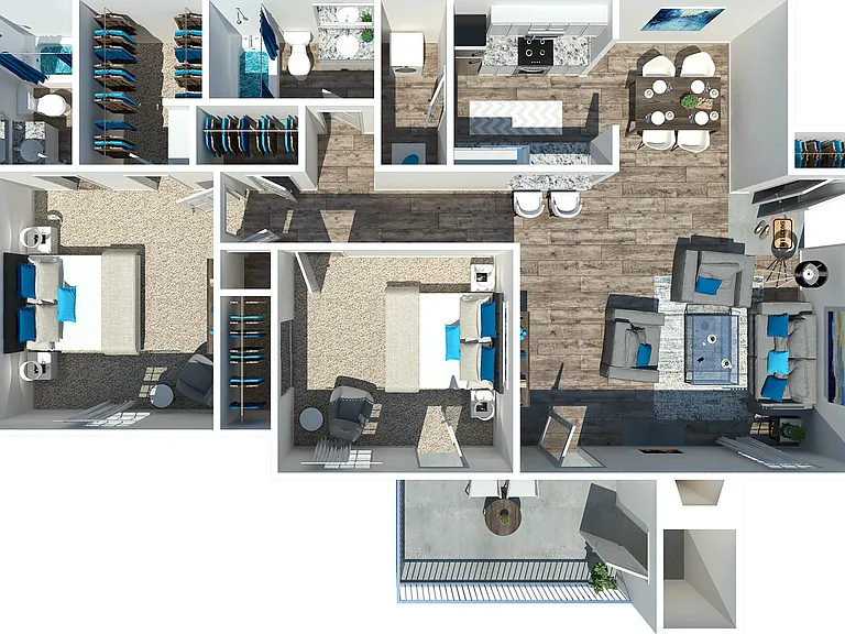 2 Bedroom 2 Bath 2 Bedroom 2 Bath
