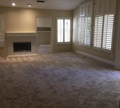 Plantation shutters throughout.