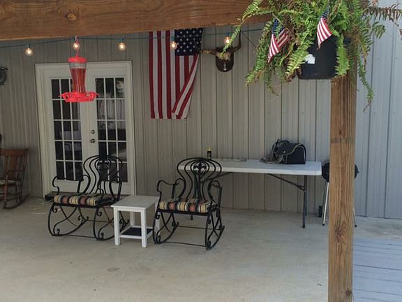Pool house porch area 