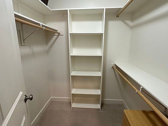 Primary walk-in closet