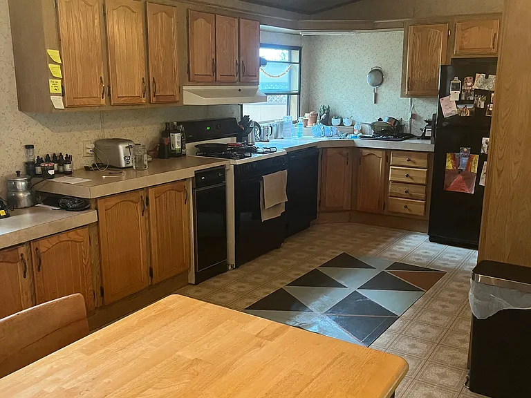 kitchen when furnished