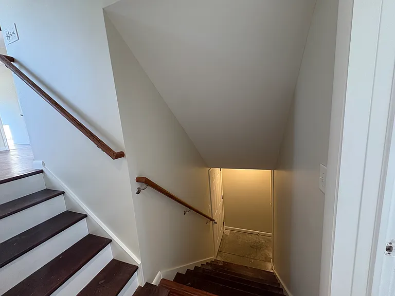 stairway from garage