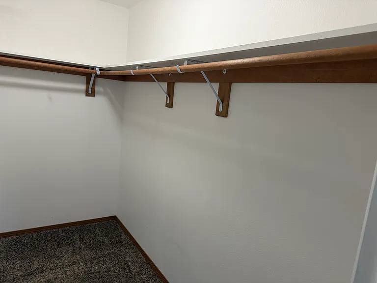 Primary walk-in closet.