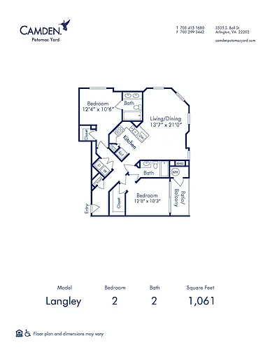 Floor plan Langley
