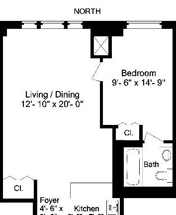 2nd image of 145 W 58th St #3M