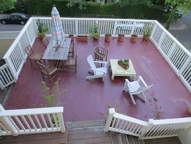 400 Sq. Foot Private Deck. Barbecues, happy hour, yoga.