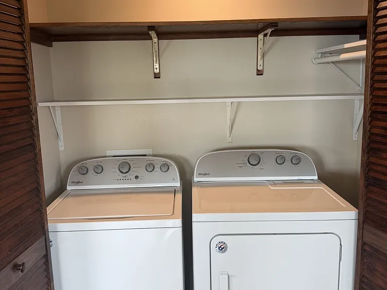 Washer Dryer in closet