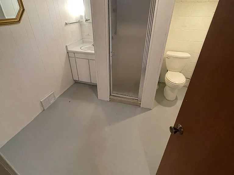Basement bathroom