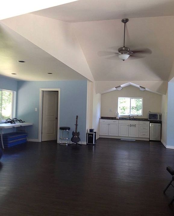 Loft rec room above the shop