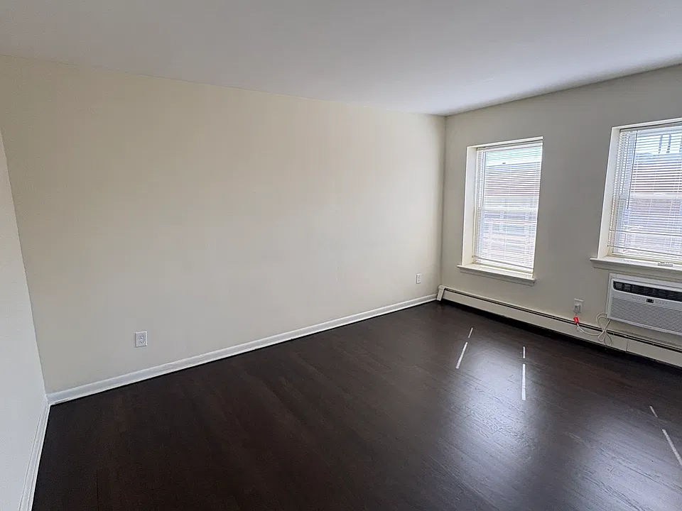 large bedroom with new in wall ac