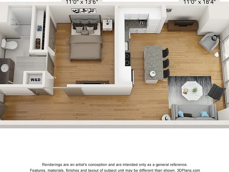 1-Bedroom 1-Bathroom | 805 sqft 1-Bedroom 1-Bathroom | 805 sqft