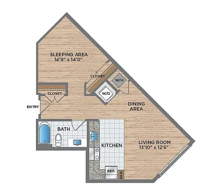 Floor plan 1-J