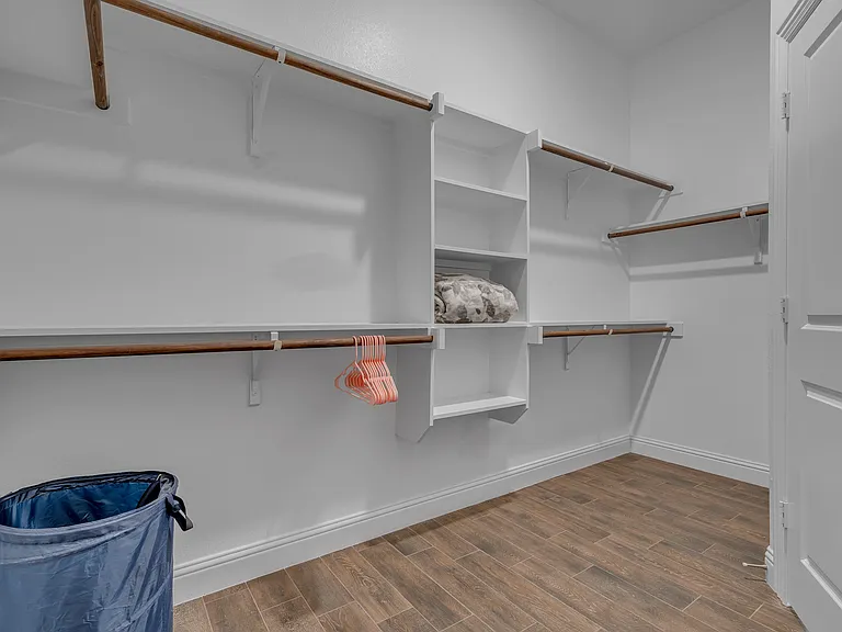 Master bathroom walk in closet