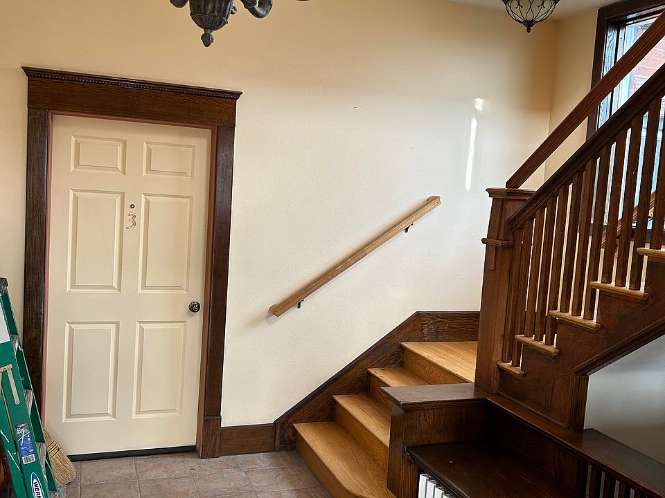 Secure entry- unit 4 is on the upper floor; light stays on at night for added security.