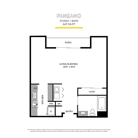 Floor plan Panzano