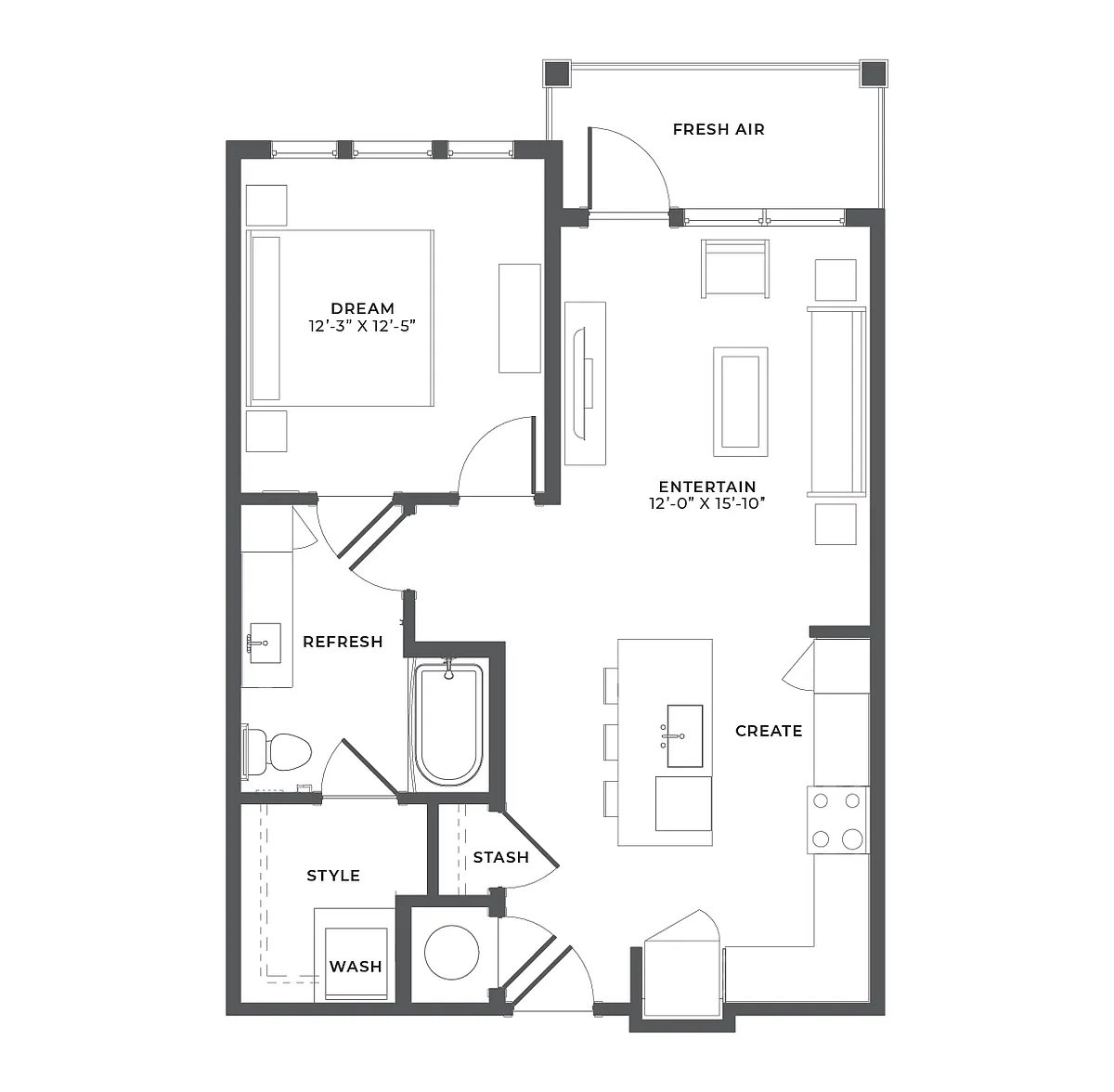 Floor plan A1