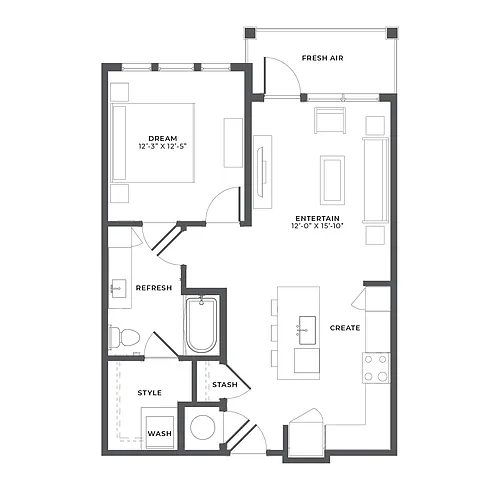 Floor plan A1