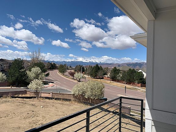 Pikes Peak view from the balcony and every room