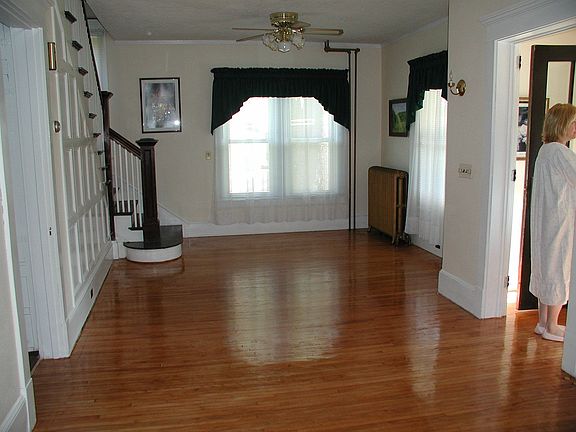 living rm from fireplace