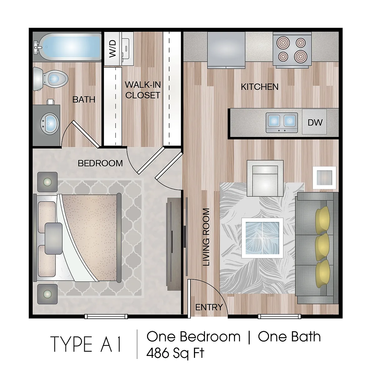 Floor plan A1F