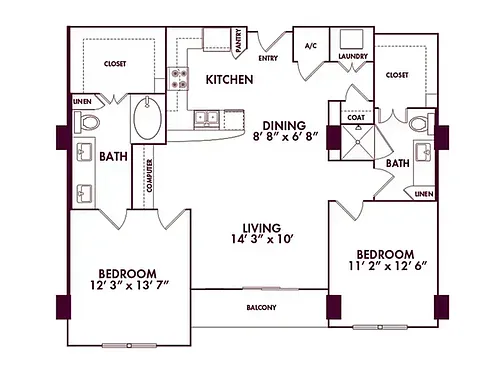 Floor plan B4