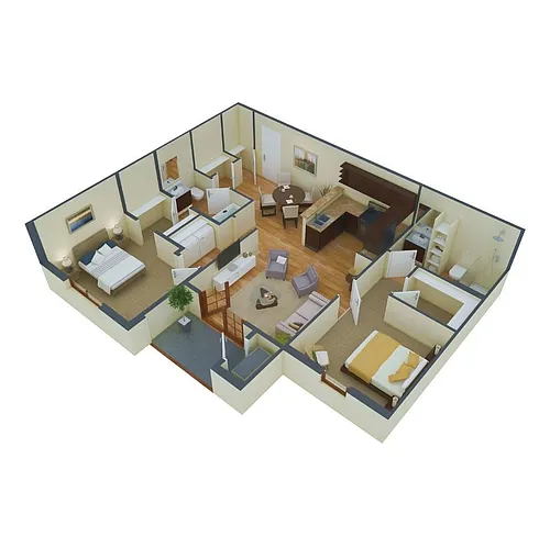 Floor plan B3