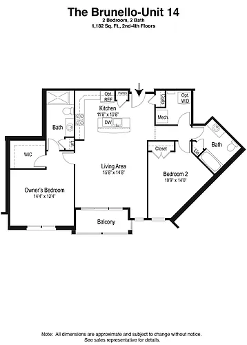 Floor plan Brunello