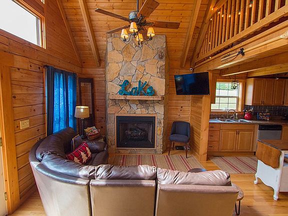 Enjoy the gas fireplace