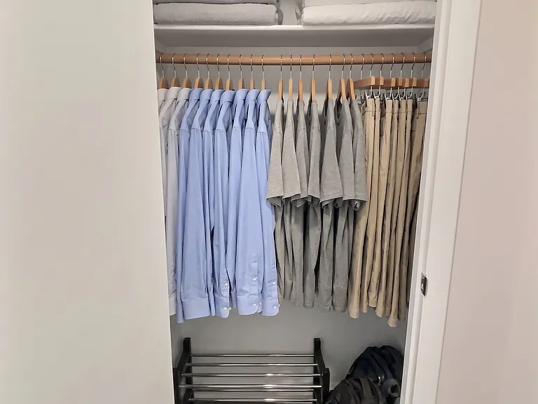 Closet (2 in bedroom; 1 in living room)