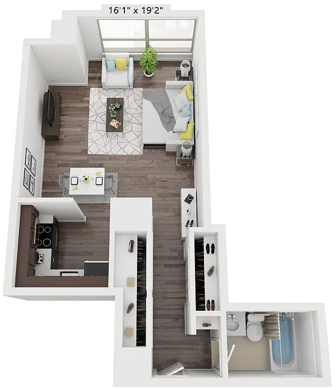 Floor plan STUDIO NINE