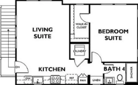 1 bed, 677 sqft, $2,000 — Photo 3