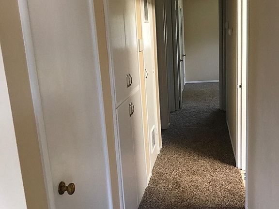 Hallway with lots of storage