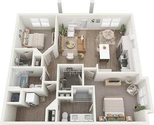 Floor plan B1B