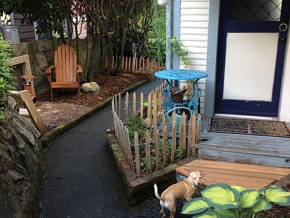 Private back entrance