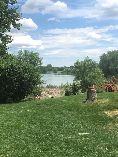 View from the livingroom, office/bedroom, patio.