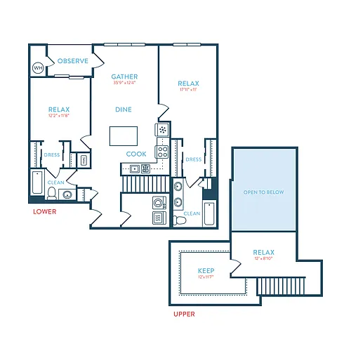 Floor plan Tea House B13 Loft