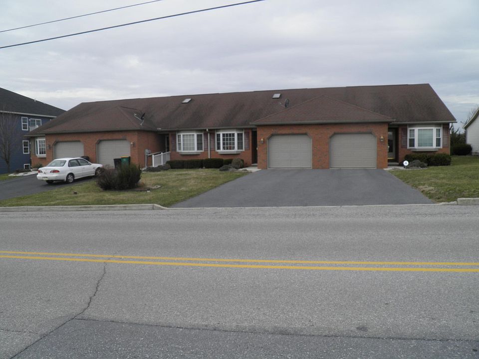 Front of Four Unit Townhome