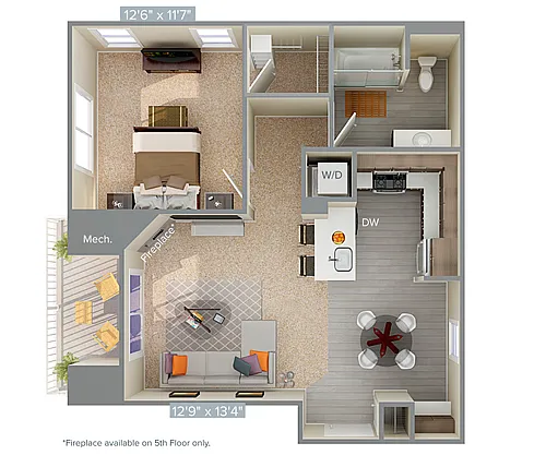 Floor plan A2-1-710sq