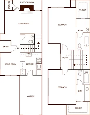 2BR/2BA - T3 2BR/2BA - T3