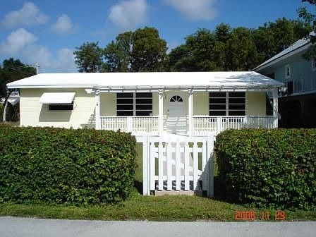 Front of house has southern exposure